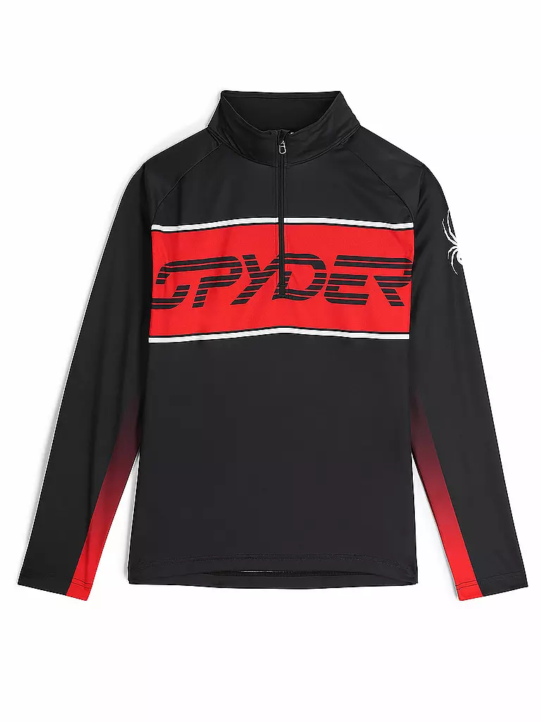 SPYDER | Camiseta interior con cremallera Paramount para hombre | Rojo