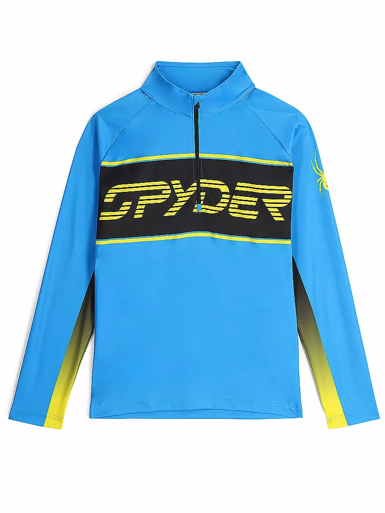 SPYDER | Camiseta interior con cremallera Paramount para hombre | Azul