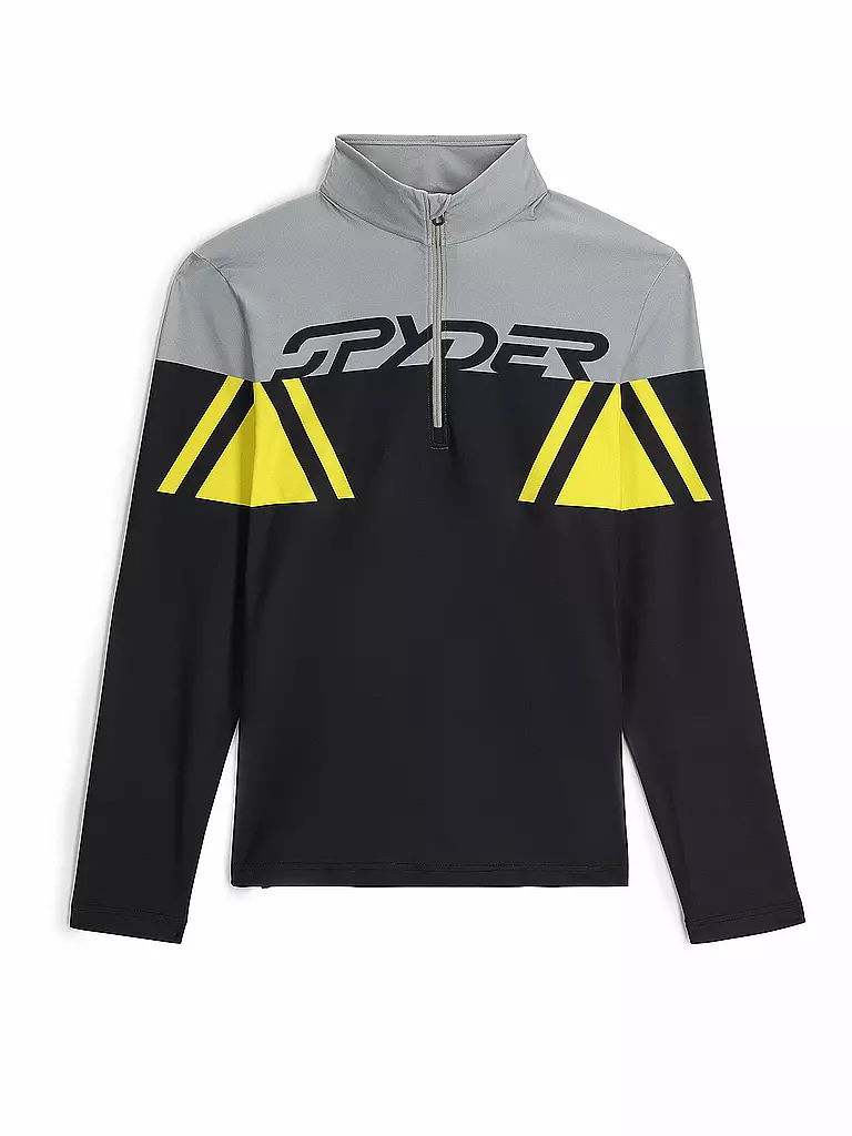 SPYDER | Camiseta interior con cremallera Podium para hombre | Amarillo