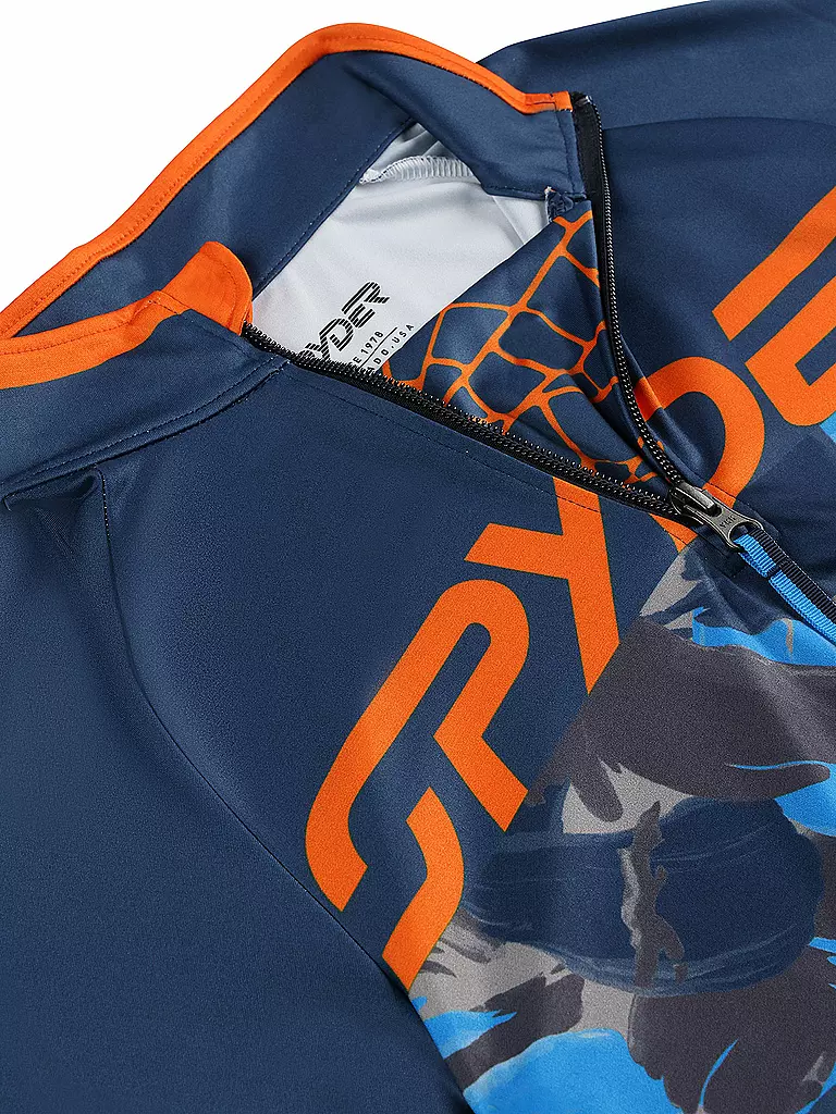 SPYDER | Camiseta interior con cremallera y estampado de camuflaje para niños |