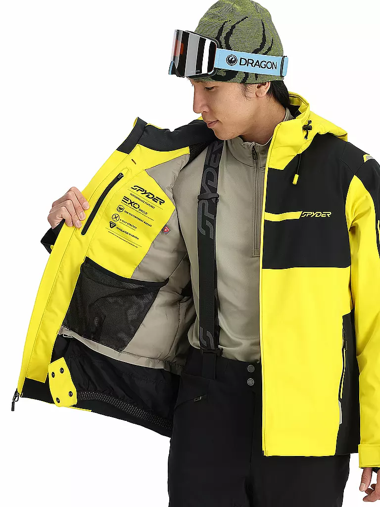 SPYDER | Chaqueta de esquí Titan para hombre | Amarillo
