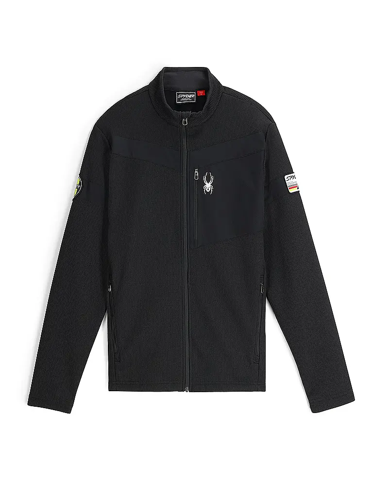 SPYDER | Forro polar para hombre Wengen Bandit | Negro
