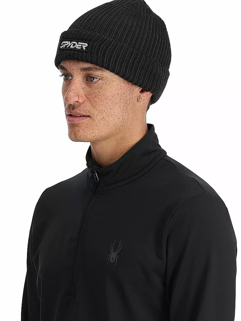 SPYDER | Gorro Groomers para hombre | Negro