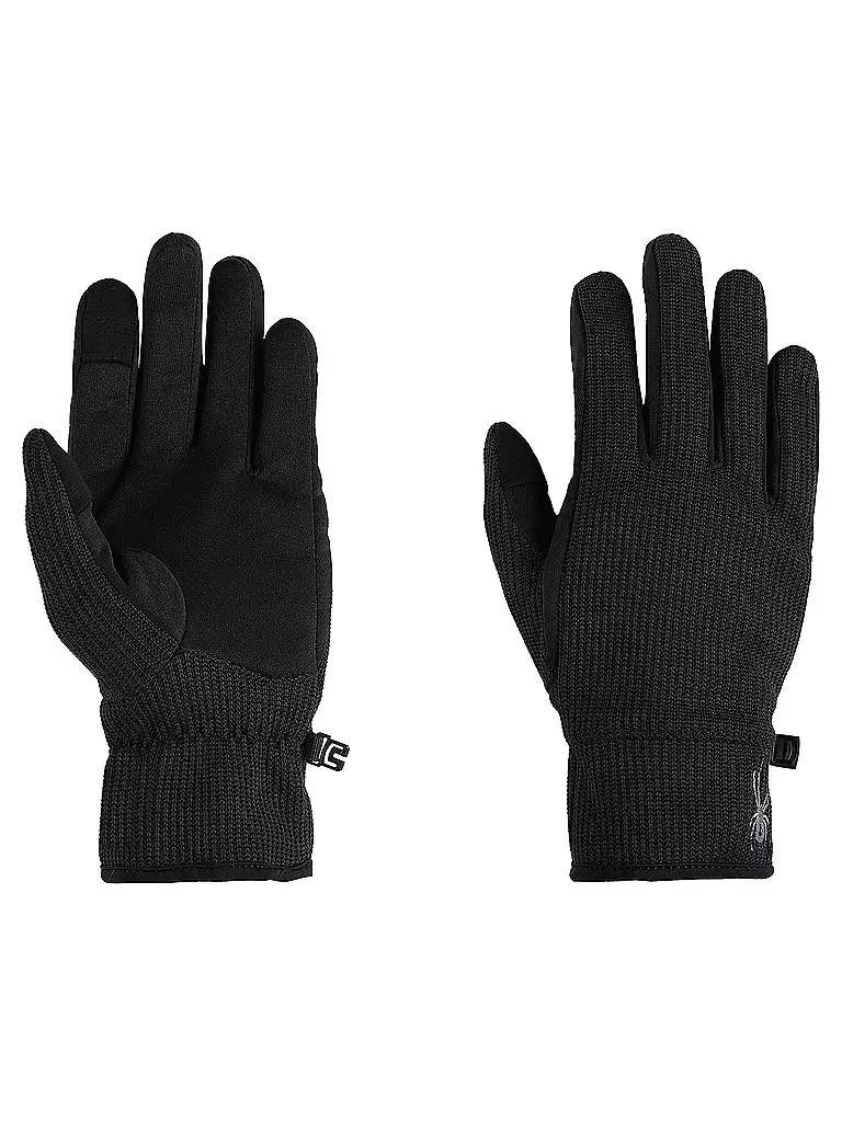 SPYDER | Guantes de punto Bandit para hombre | Negro