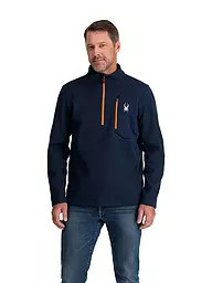 SPYDER | Herren Pullover mit 1/2 Zip BANDIT | Azul oscuro