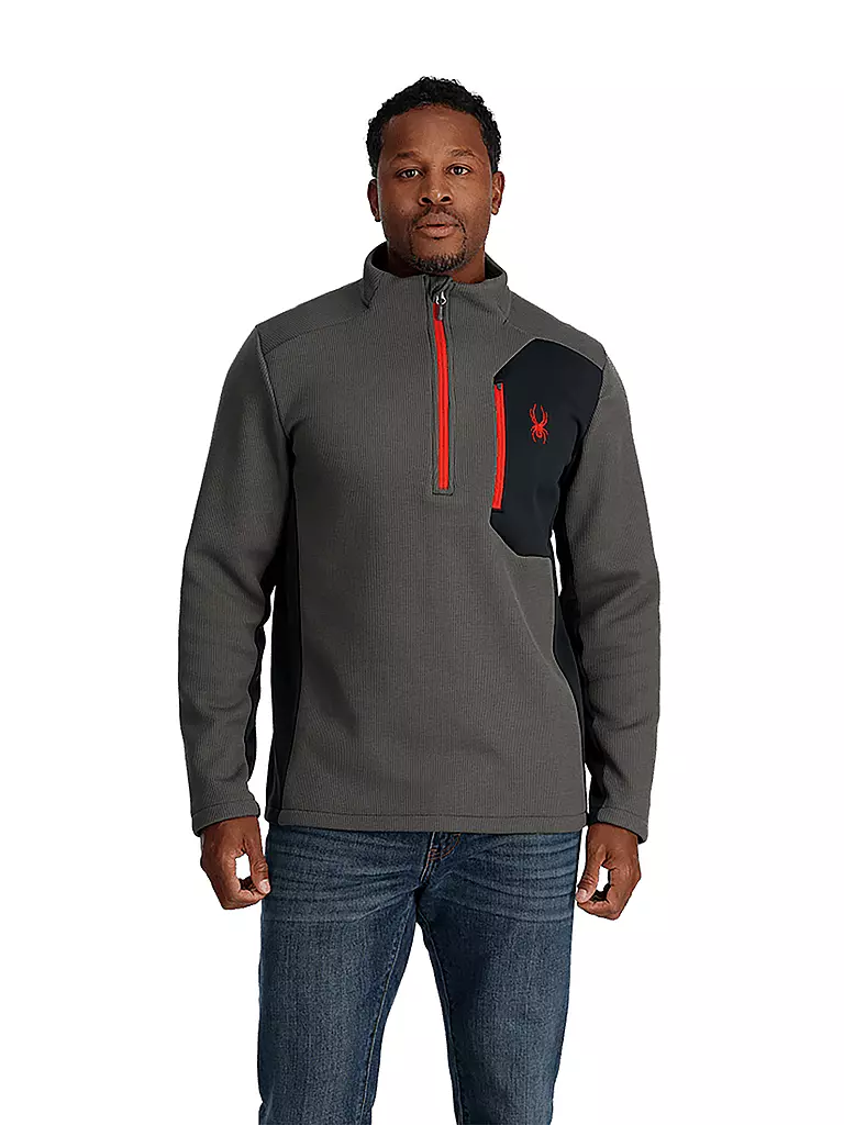 SPYDER | Herren Pullover mit 1/2 Zip BANDIT | Gris