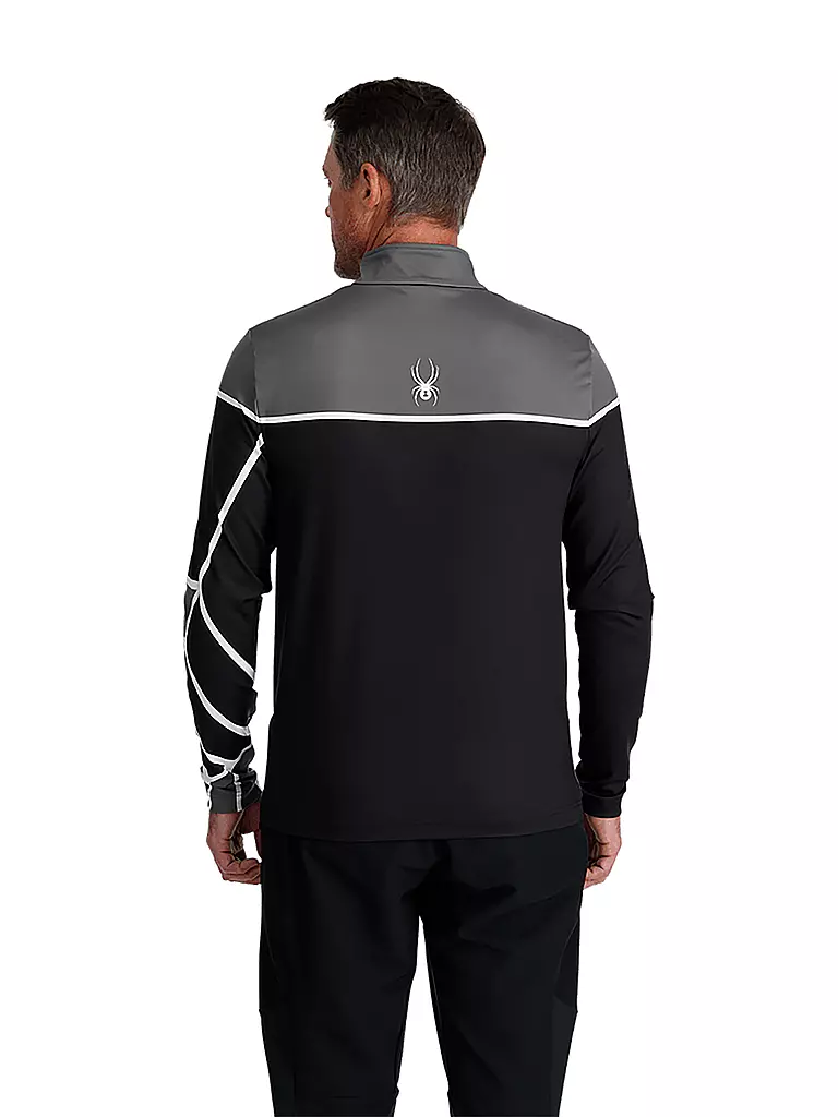 SPYDER | Herren Unterzieh Zipshirt Capitol | Negro