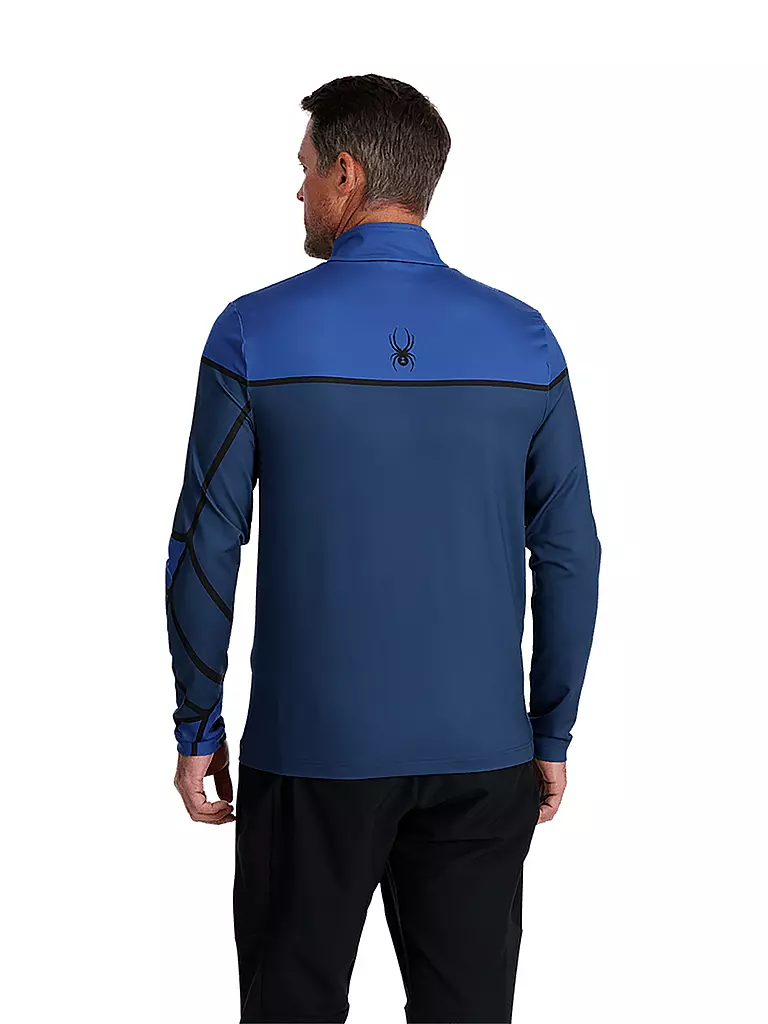 SPYDER | Herren Unterzieh Zipshirt Capitol | Azul oscuro