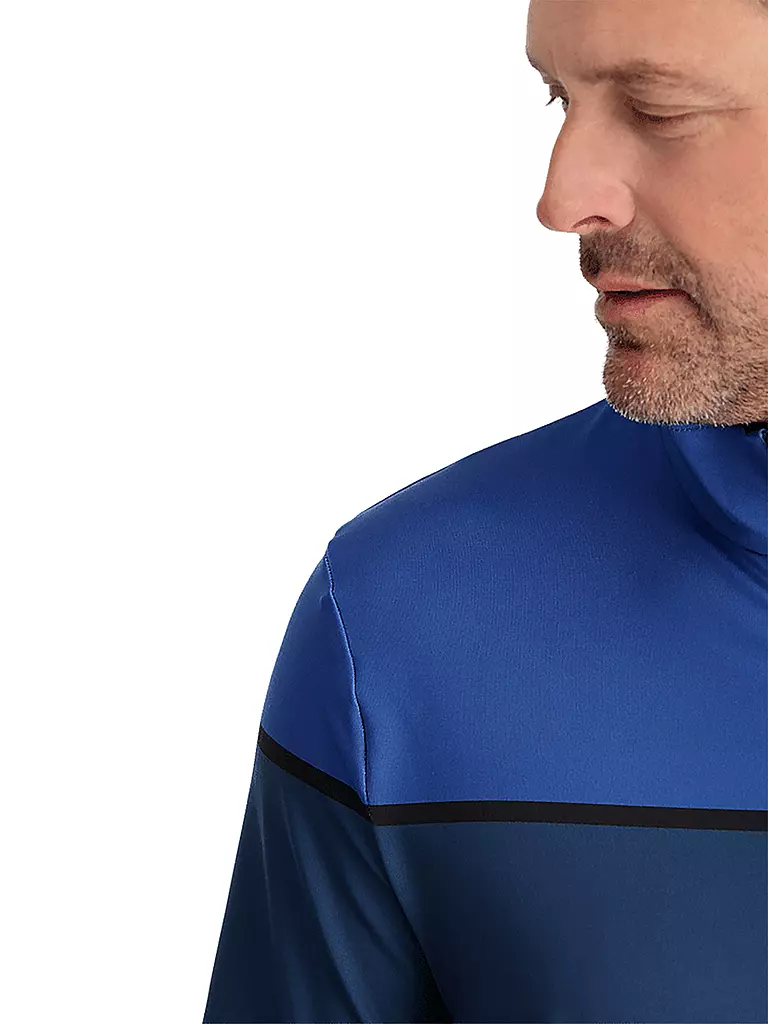 SPYDER | Herren Unterzieh Zipshirt Capitol | Azul oscuro