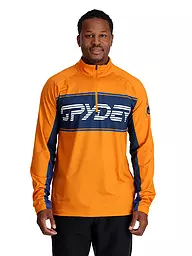 SPYDER | Herren Unterzieh Zipshirt Paramount | Naranja