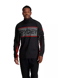 SPYDER | Herren Unterzieh Zipshirt Paramount | Negro