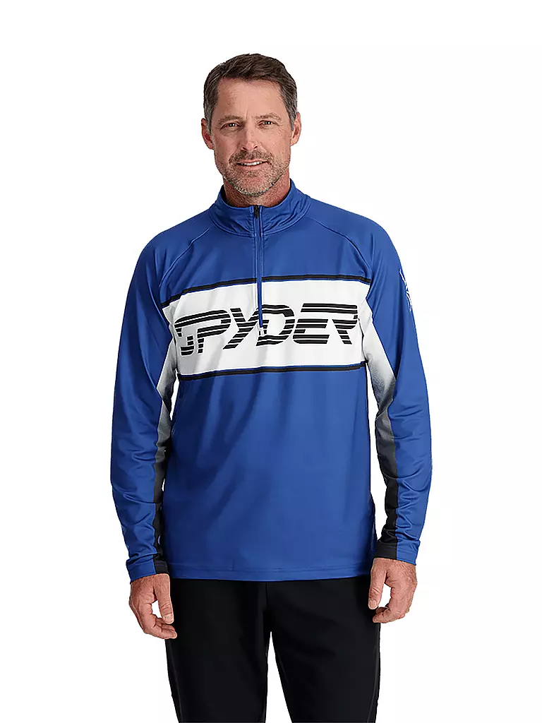 SPYDER | Herren Unterzieh Zipshirt Paramount | Azul
