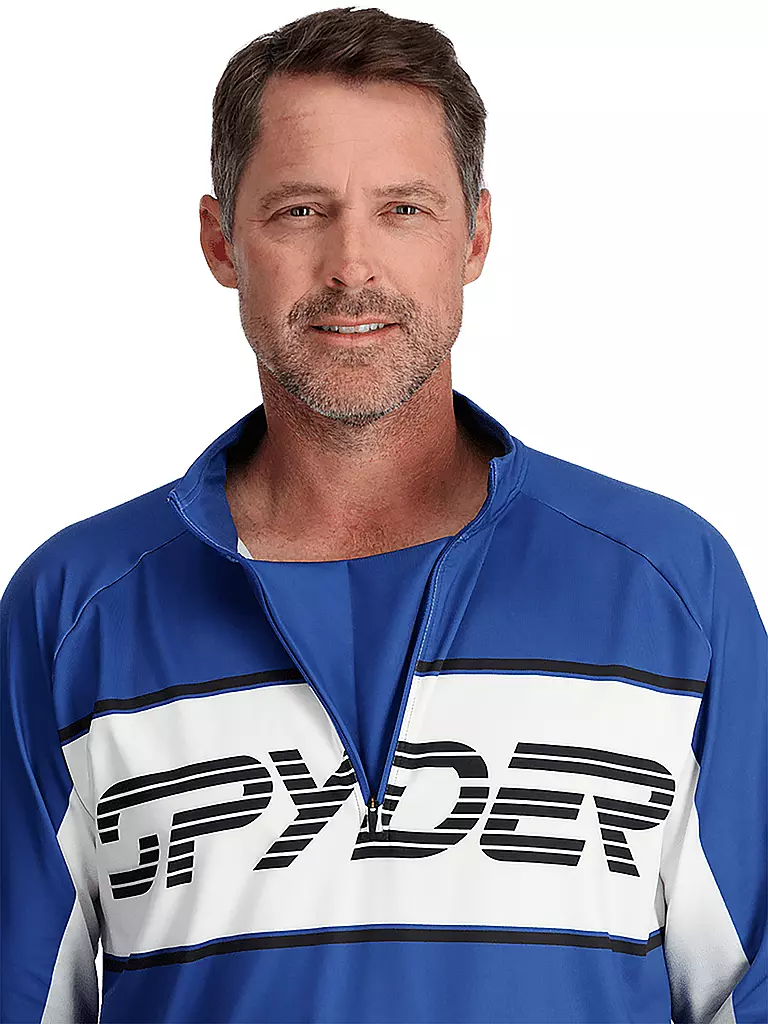 SPYDER | Herren Unterzieh Zipshirt Paramount | Azul