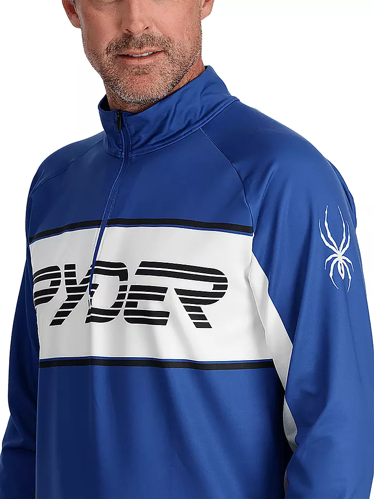 SPYDER | Herren Unterzieh Zipshirt Paramount | Azul