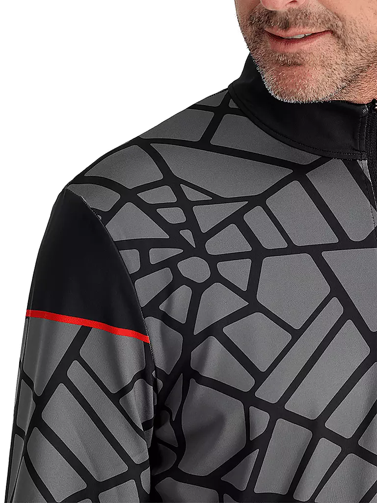 SPYDER | Herren Unterzieh Zipshirt Vital | Negro