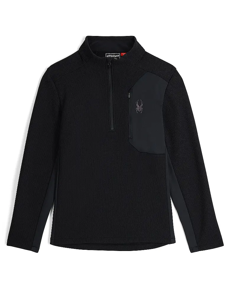 SPYDER | Jersey de hombre con 1/2 cremallera BANDIT | Negro