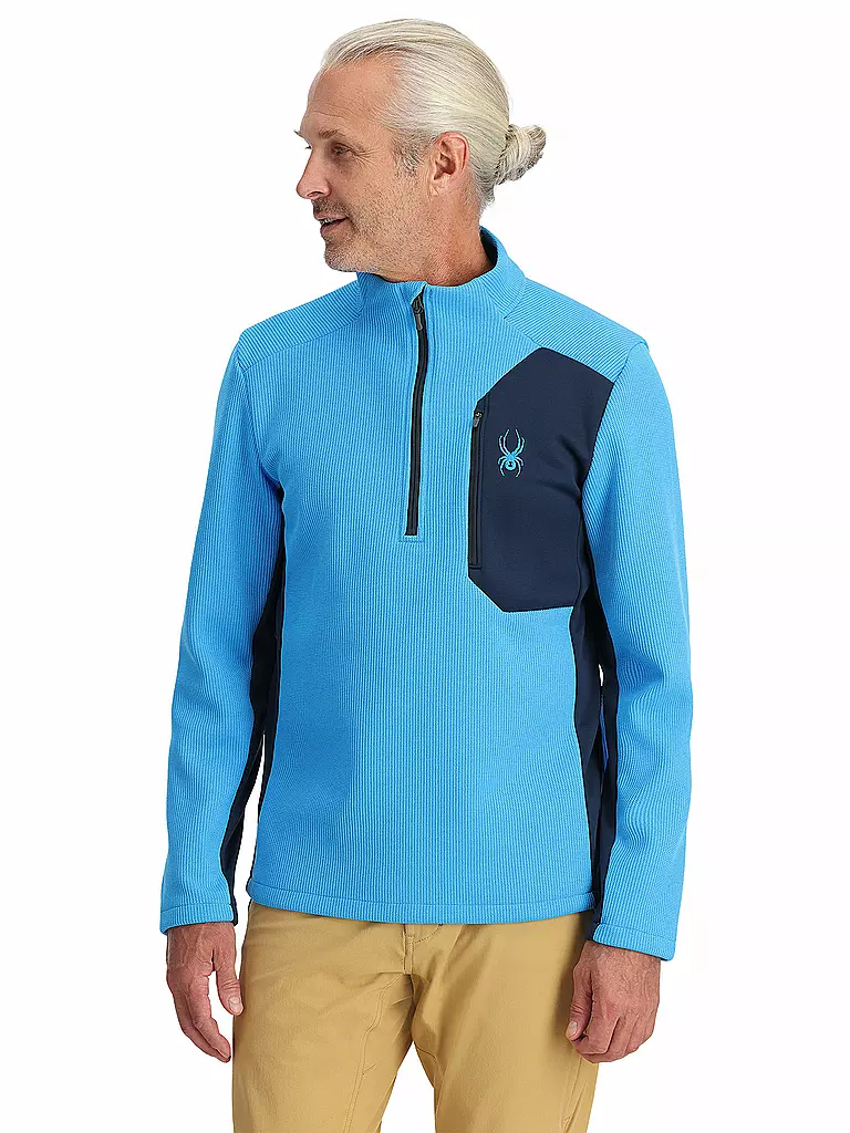SPYDER | Jersey de hombre con 1/2 cremallera BANDIT | Azul