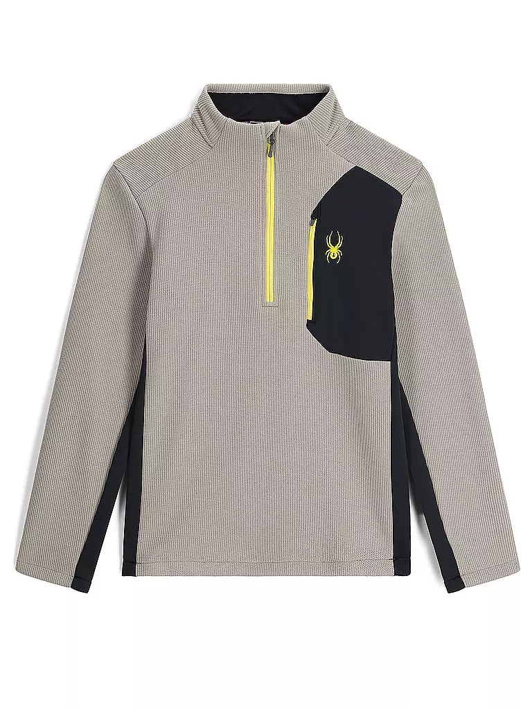 SPYDER | Jersey de hombre con media cremallera BANDIT | Gris claro