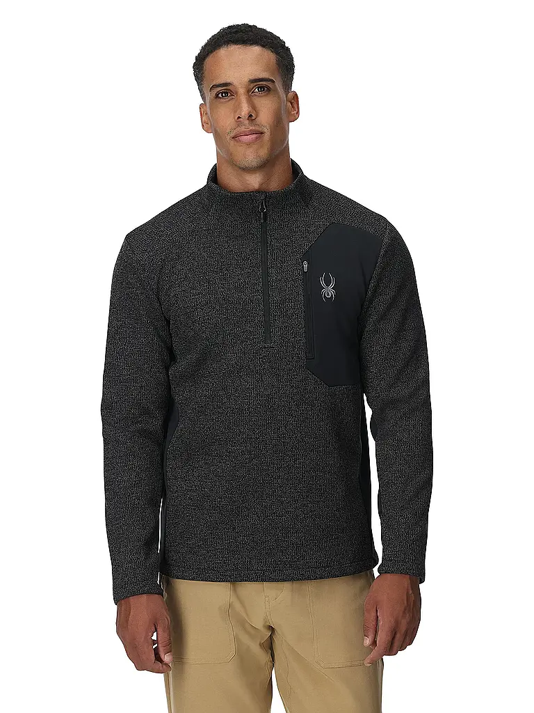 SPYDER | Pullover de hombre con 1/2 cremallera BANDIT | Gris