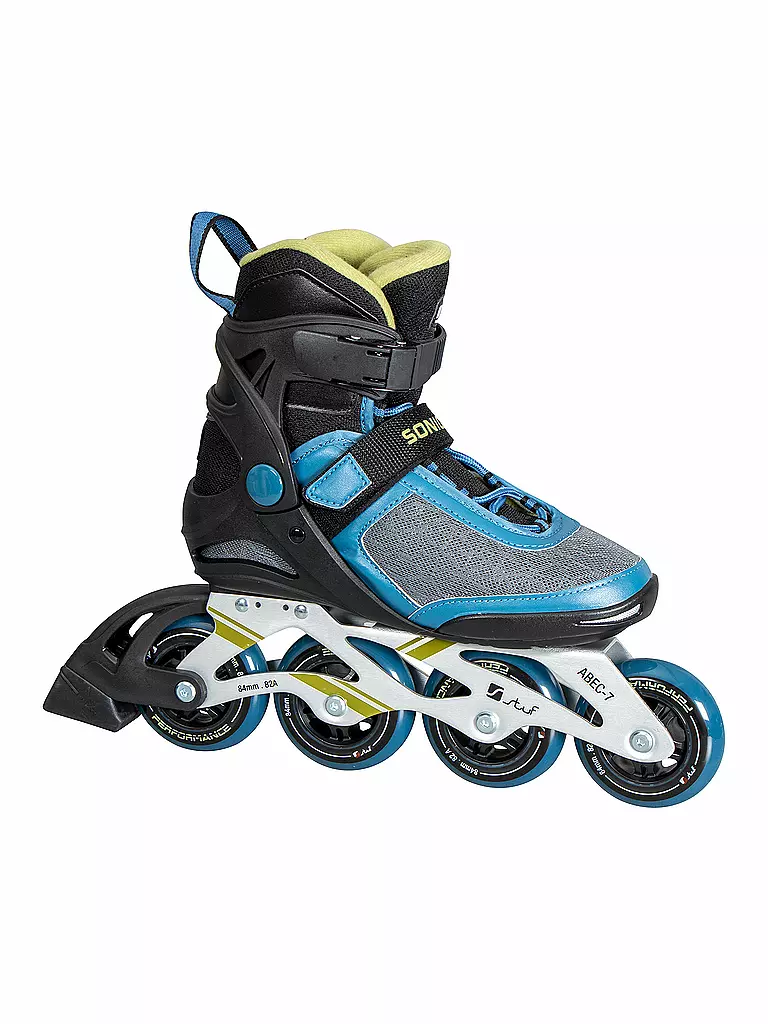 STUF | Patines en línea SONIC ALU 84 | Negro