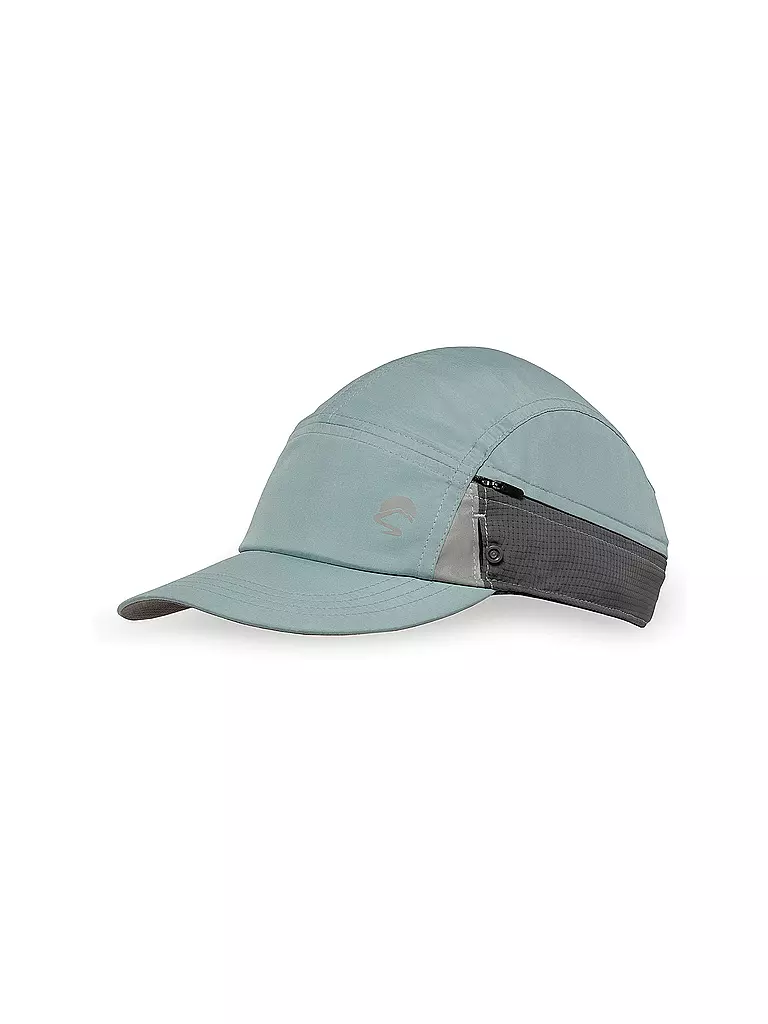 SUN DAY | Gorra Vapor Lite UV 50+ con protección para el cuello | Gris claro
