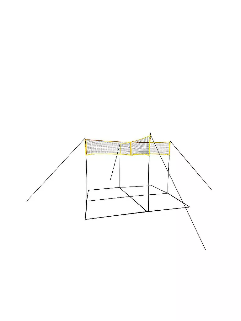 SUNFLEX | X-NET Vierkant Volleyballnetz | Amarillo