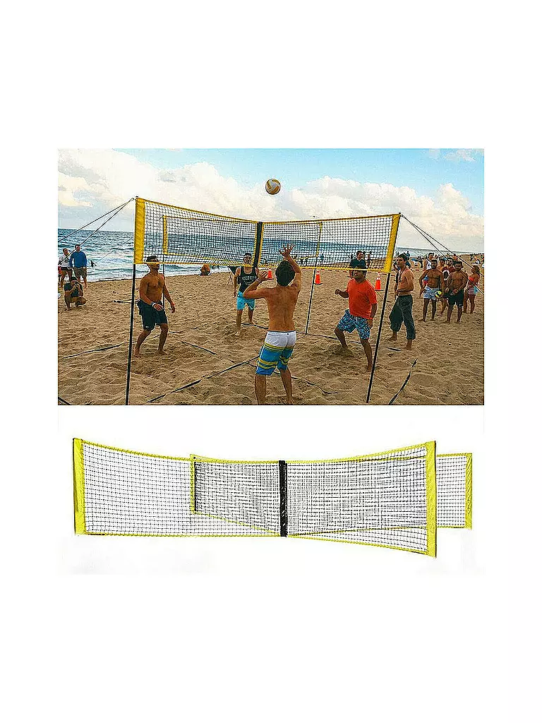 SUNFLEX | X-NET Vierkant Volleyballnetz | Amarillo