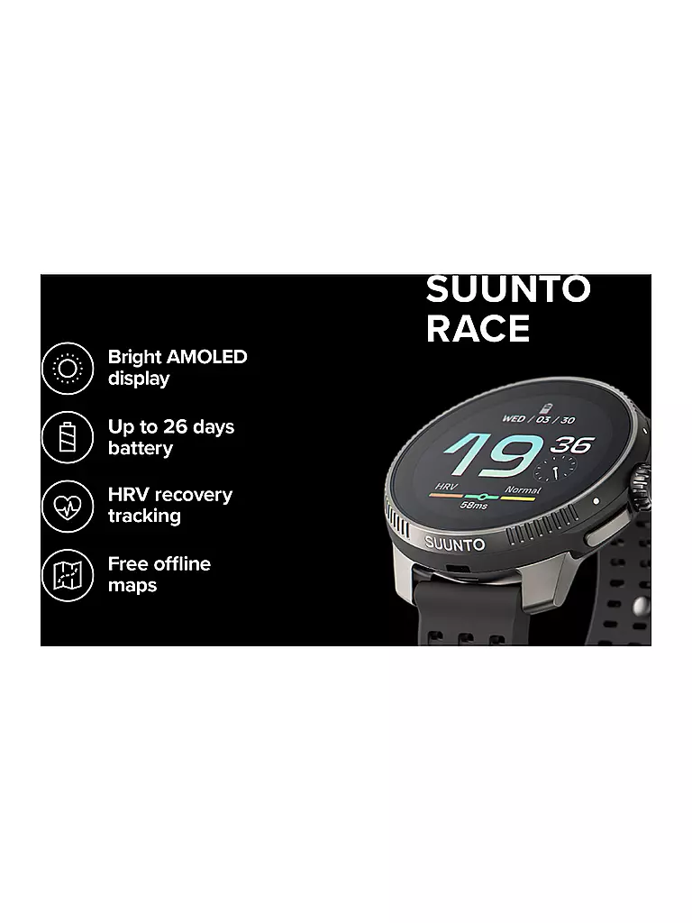 SUUNTO | Reloj multideporte con GPS Suunto Race S Titanium Canary |