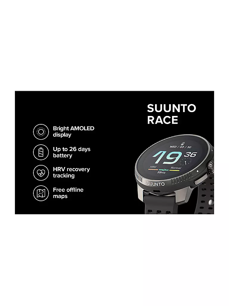 SUUNTO | Reloj multideporte con GPS Suunto Race S Titanium Graphite |