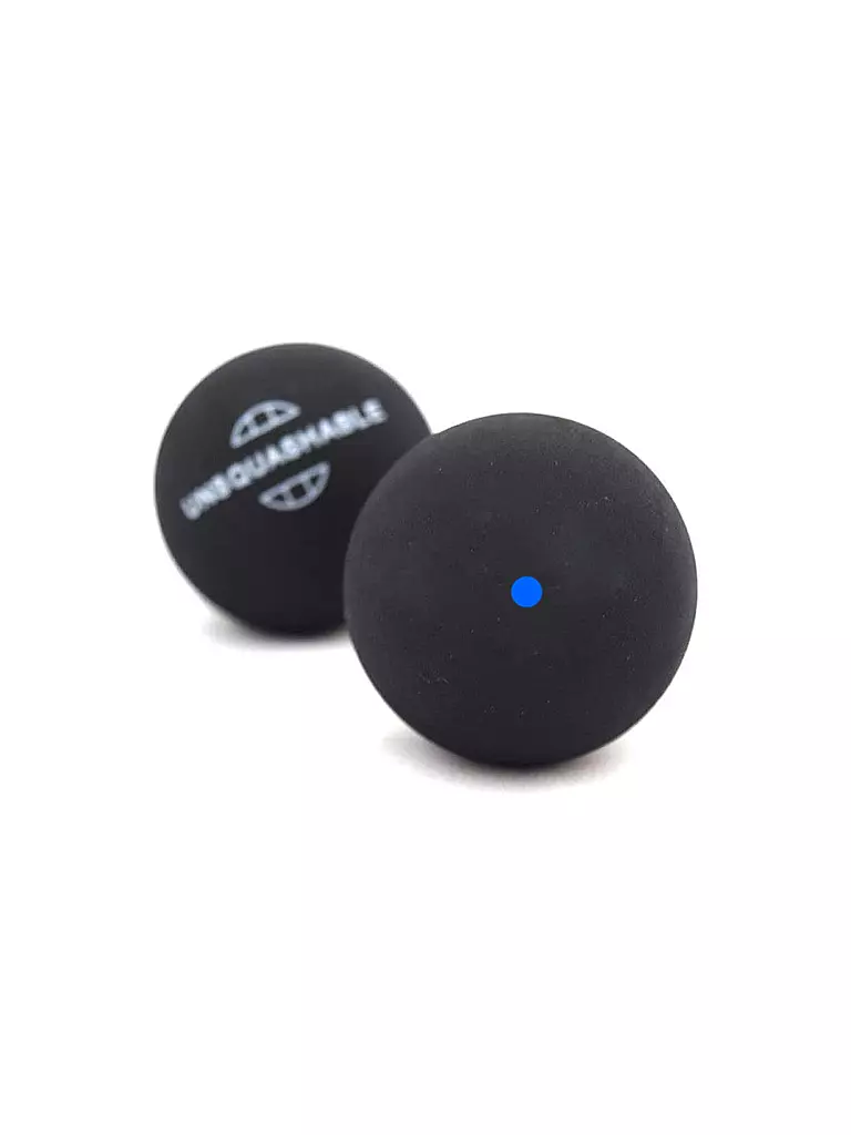 TALBOT TORRO | Pelotas de squash, blíster de 2, azul / rápidas | Negro