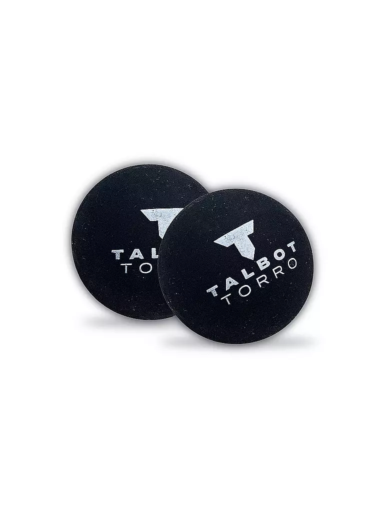 TALBOT TORRO | Pelotas de squash 2 unidades Medium | Negro