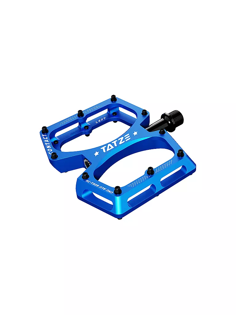 TATZE | Pedales planos Contact CNC Junior | Azul