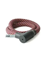 TEX-LOCK | Candado de cable Orbit 100 chateau red | Rojo oscuro