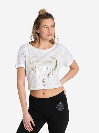THE SPIRIT OF OM | Camiseta de yoga corta para mujer OM Time