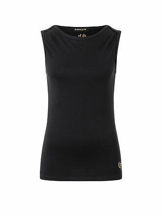 THE SPIRIT OF OM | Tank de yoga de bambú con cuello alto para mujer