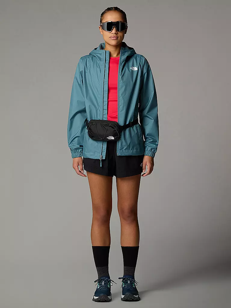 THE NORTH FACE | Chaqueta de senderismo con capucha Quest para mujer | Verde oscuro