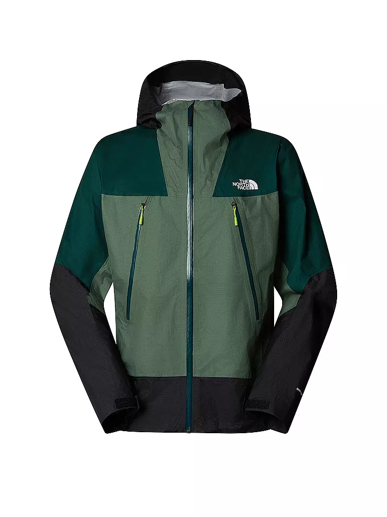 THE NORTH FACE | Chaqueta de senderismo para hombre Signal DryVent™ 2.5L con capucha | Verde oscuro