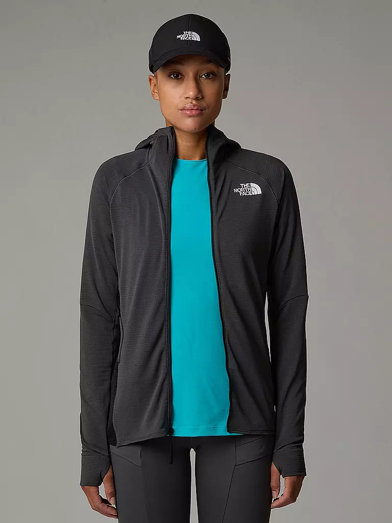 THE NORTH FACE | Chaqueta polar de mujer Bolt Polartec® Power Grid™ con capucha | Negro