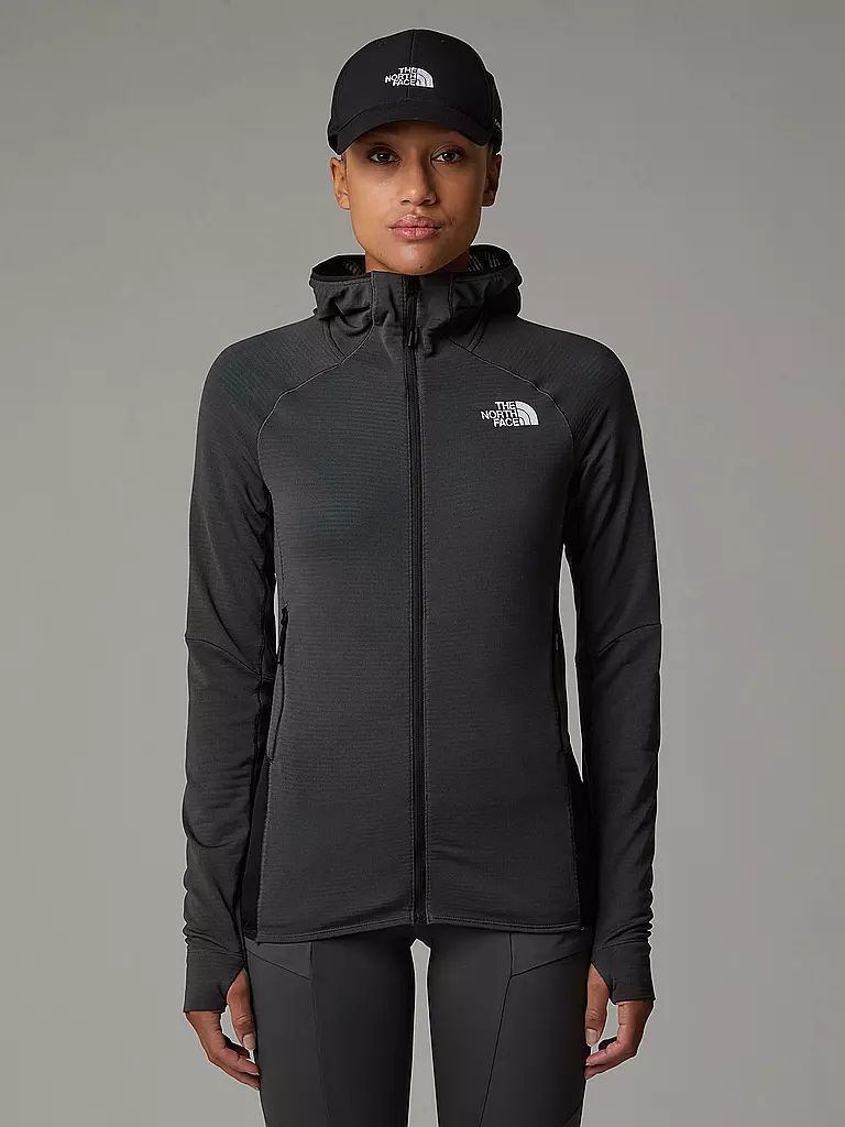 THE NORTH FACE | Chaqueta polar de mujer Bolt Polartec® Power Grid™ con capucha | Negro