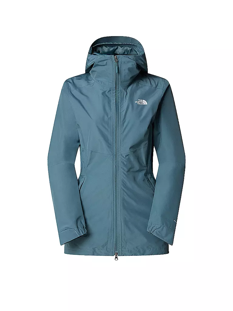 THE NORTH FACE | Parka de senderismo con capucha Hikesteller para mujer | Petróleo