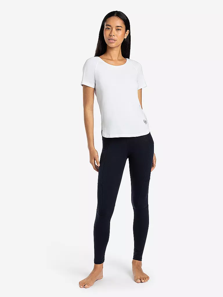 THE SPIRIT OF OM | Camiseta de yoga para mujer Raglán OM Corazón | Blanco