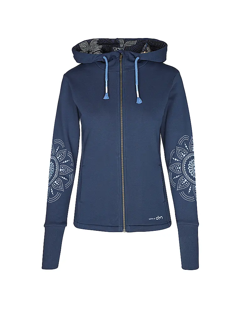 THE SPIRIT OF OM | Chaqueta de yoga Maui para mujer | Azul oscuro