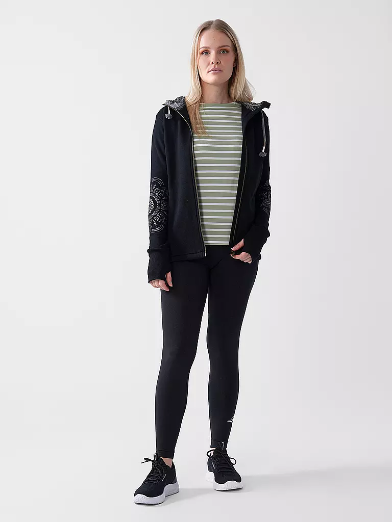 THE SPIRIT OF OM | Chaqueta de yoga Maui para mujer | Negro