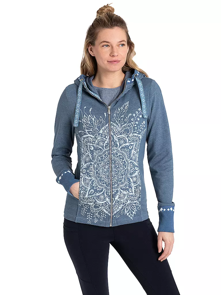 THE SPIRIT OF OM | Chaqueta de yoga para mujer | Azul claro