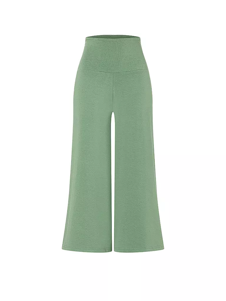 THE SPIRIT OF OM | Pantalón de yoga culotte Devi para mujer | Verde