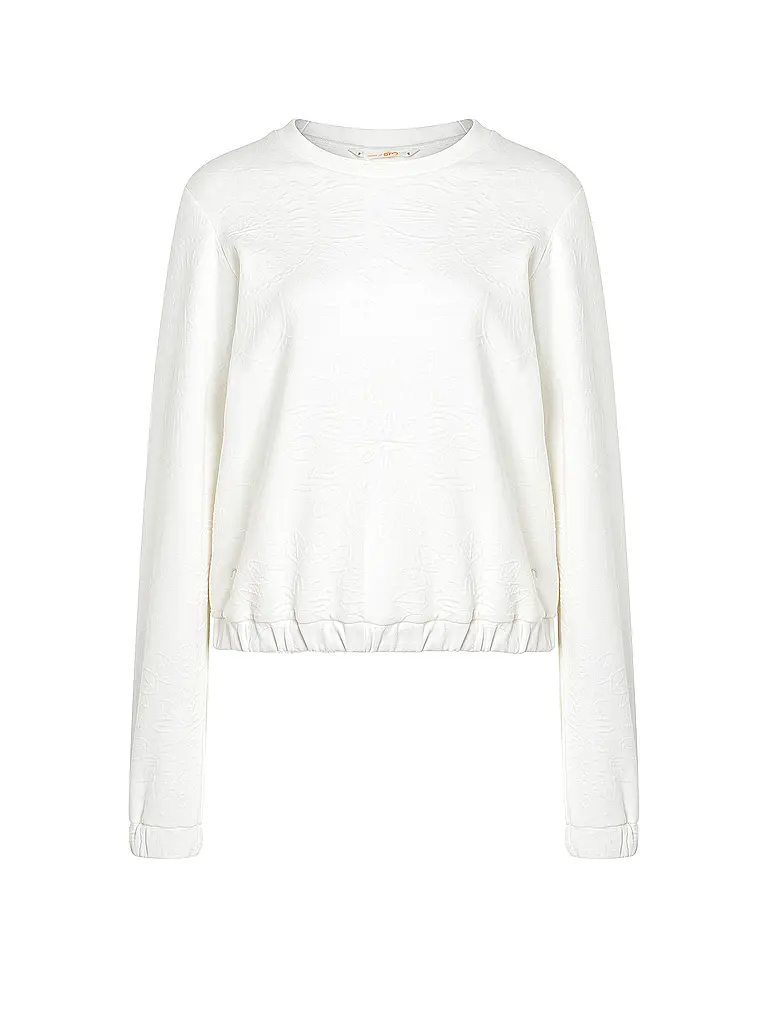 THE SPIRIT OF OM | Suéter de yoga Gati Jacquard para mujer | Crema