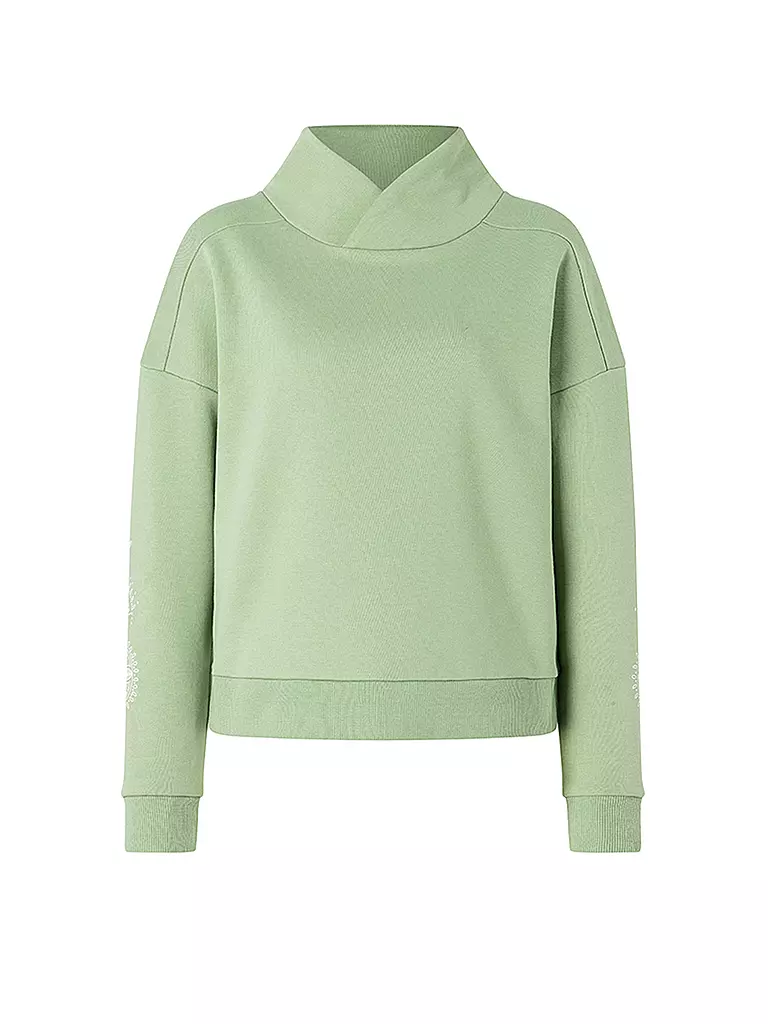 THE SPIRIT OF OM | Sudadera de yoga para mujer Lounge Sattva Matcha | Verde claro