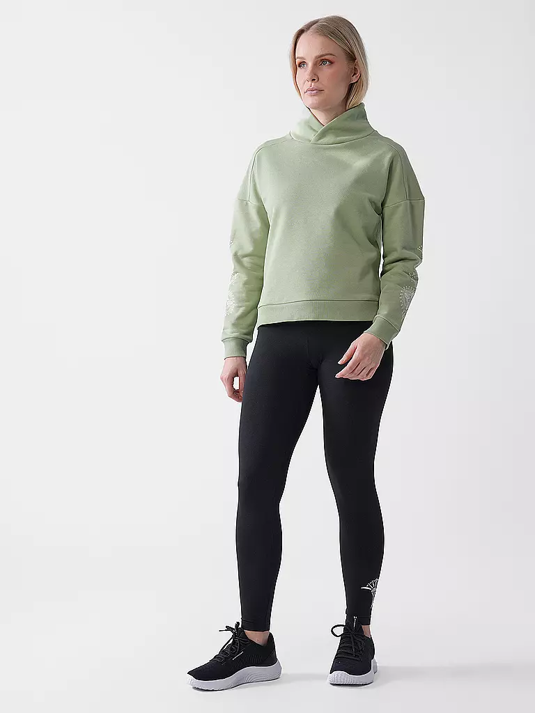THE SPIRIT OF OM | Sudadera de yoga para mujer Lounge Sattva Matcha | Verde claro