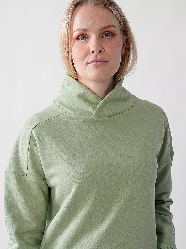 THE SPIRIT OF OM | Sudadera de yoga para mujer Lounge Sattva Matcha |