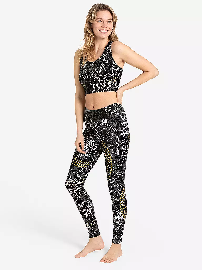 THE SPIRIT OF OM | Sujetador de Yoga Maui para Mujer sin Relleno | Negro